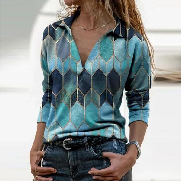 women's blouses & shirts women spring autumn long sleeve pullover casual v neck patchwork print female blouse fashion loose ladies, White
women's blouses & shirts women spring autumn long sleeve pullover casual v neck patchwork print female blouse fashion loose ladies, White