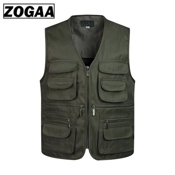 men's vests 2021 men multi-pocket classic waistcoat male sleeveless unloading solid coat work vest pographer tactical masculino jacket, Black;white
men's vests 2021 men multi-pocket classic waistcoat male sleeveless unloading solid coat work vest pographer tactical masculino jacket, Black;white