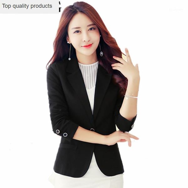 women blazers and jackets plus size 2021 fashion autumn single button blazer feminino office outfits coat female spring yq170 women's s, White;black
women blazers and jackets plus size 2021 fashion autumn single button blazer feminino office outfits coat female spring yq170 women's s, White;black