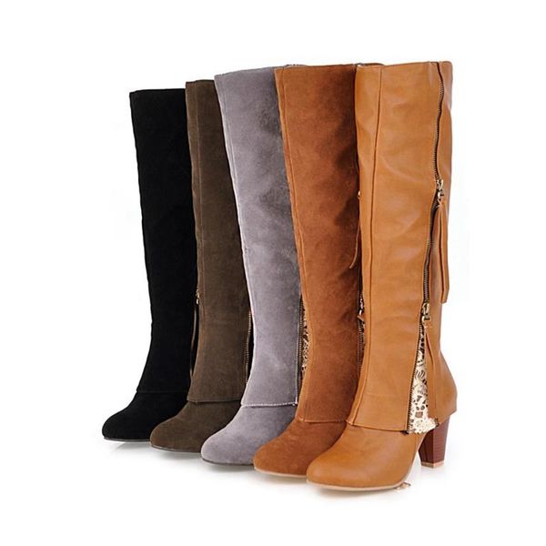 boots autumn winter shoes women zapatos de mujer 2021 fashion round toe high heels zipper knee thigh plus size 34-44 7105, Black
boots autumn winter shoes women zapatos de mujer 2021 fashion round toe high heels zipper knee thigh plus size 34-44 7105, Black