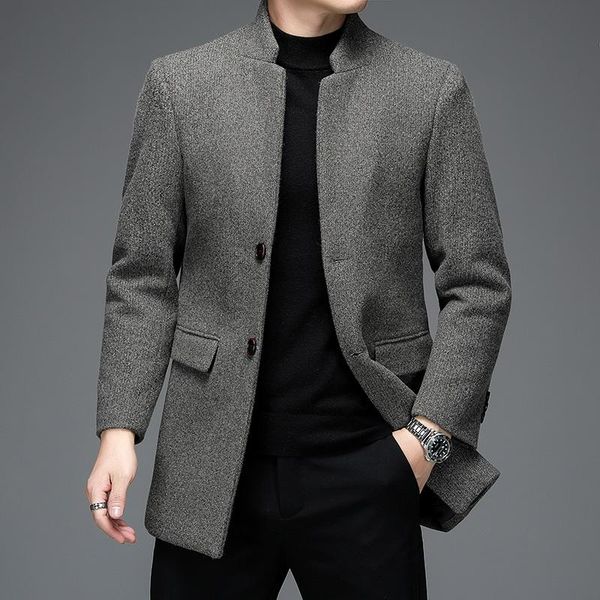 men's wool & blends chinese style men elegant tweed coat winter ethnic design stand collar sheep woolen blend overcoat black gray outfi
men's wool & blends chinese style men elegant tweed coat winter ethnic design stand collar sheep woolen blend overcoat black gray outfi