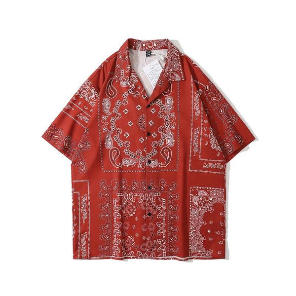 men's casual shirts fashion hawaiian beach paisley print hip hop button shirt mens short sleeve holiday party blouse clothing, White;black
men's casual shirts fashion hawaiian beach paisley print hip hop button shirt mens short sleeve holiday party blouse clothing, White;black