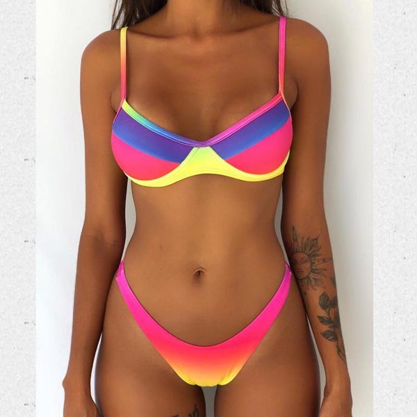 women bikini set print push-up padded bra triangle swimwear swimsuit bathing beach one-piece suits
women bikini set print push-up padded bra triangle swimwear swimsuit bathing beach one-piece suits