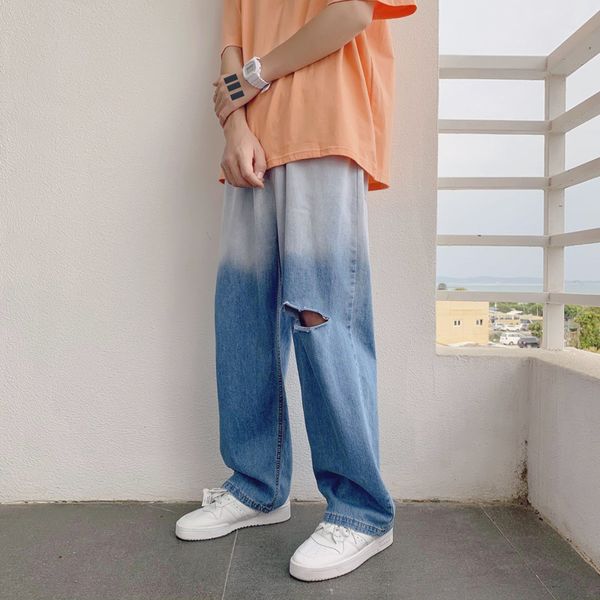 summer wide-leg jeans mens fashion gradient baggy jeans men streetwear loose hip-hop ripped straight denim trousers mens -5xl, Blue
summer wide-leg jeans mens fashion gradient baggy jeans men streetwear loose hip-hop ripped straight denim trousers mens -5xl, Blue