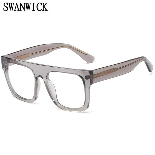 swanwick tr90 square glasses male spectacle frames optical big eyeglasses women's fashion decoration transparent grey sunglasses, Black
swanwick tr90 square glasses male spectacle frames optical big eyeglasses women's fashion decoration transparent grey sunglasses, Black