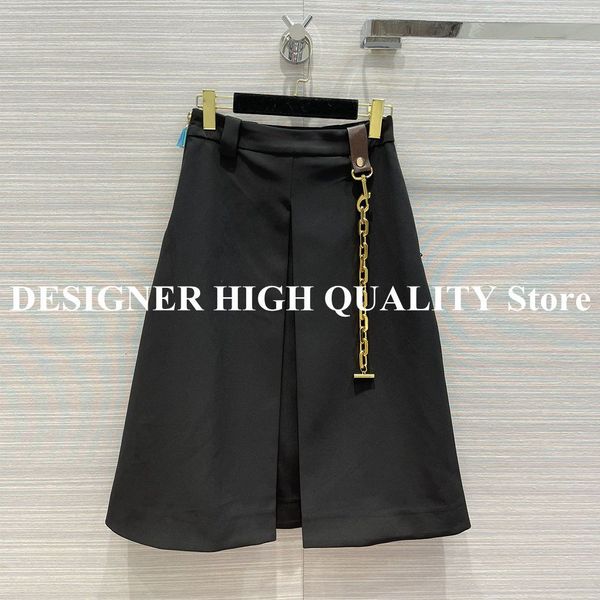 skirts fashion black a-line midi womens high waist zipper metal chain decoration split folds elegant lady wool blends skirt 69jj
skirts fashion black a-line midi womens high waist zipper metal chain decoration split folds elegant lady wool blends skirt 69jj