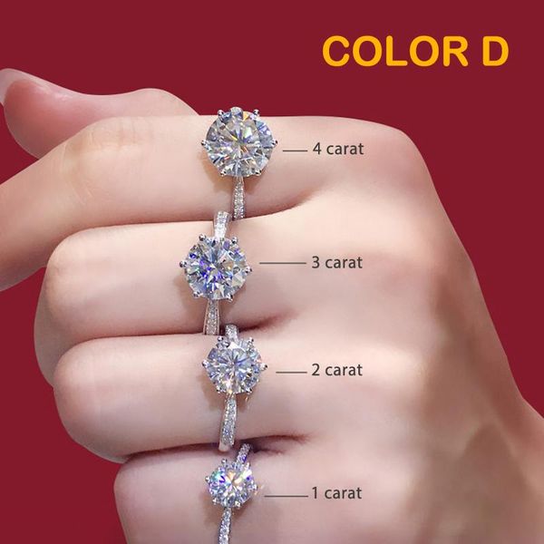 silver moissanite ring 1ct d color classic style round cut single row diamond engagement anniversary cluster rings, Golden;silver
silver moissanite ring 1ct d color classic style round cut single row diamond engagement anniversary cluster rings, Golden;silver