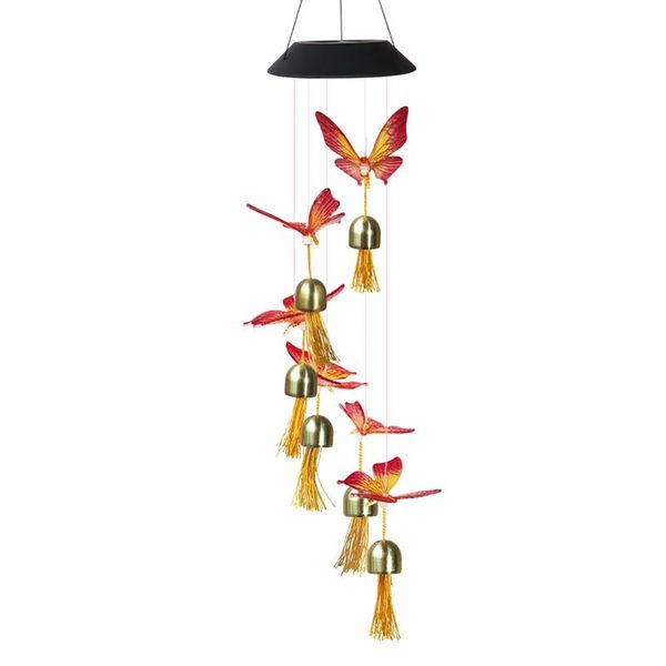 updated solar wind chimes outdoor color changing waterproof hanging led butterfly bells gifts for garden yard party favor
updated solar wind chimes outdoor color changing waterproof hanging led butterfly bells gifts for garden yard party favor
