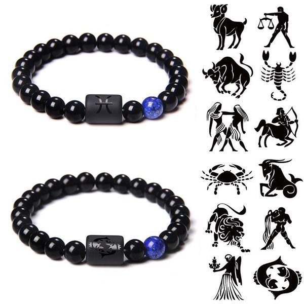 beaded, strands 12 constellation zodiac sign birthday bracelet 8mm chakra stone beads budhha friendship jewelry women men, Black
beaded, strands 12 constellation zodiac sign birthday bracelet 8mm chakra stone beads budhha friendship jewelry women men, Black