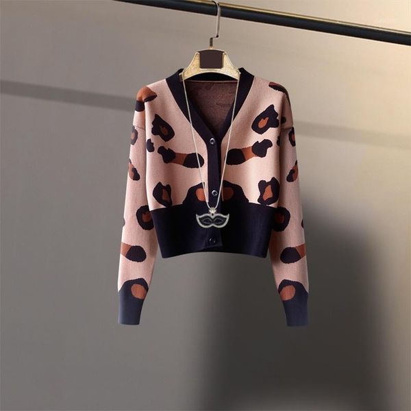women's knits & tees 2021 vintage ins leopard print foreign style sweater v-neck cardigan female autumn and winter slim fit short high, White
women's knits & tees 2021 vintage ins leopard print foreign style sweater v-neck cardigan female autumn and winter slim fit short high, White