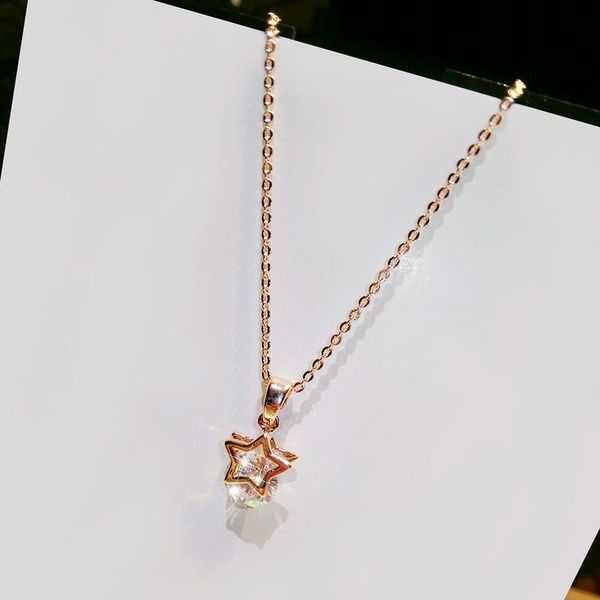 pendant necklaces xinwei wholesale star small fresh necklace neck jewelry female simple rose gold choker short clavicle chain, Silver
pendant necklaces xinwei wholesale star small fresh necklace neck jewelry female simple rose gold choker short clavicle chain, Silver