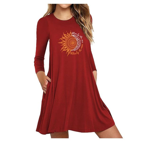 casual dresses women's round neck party for women halloween sun print vintage fashion long sleeve dress vestidos mujer verano 2021, Black;gray
casual dresses women's round neck party for women halloween sun print vintage fashion long sleeve dress vestidos mujer verano 2021, Black;gray