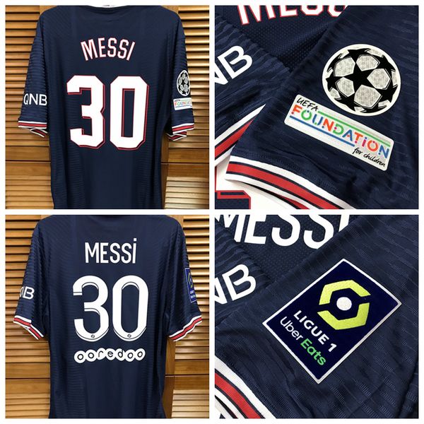 player issue 21/22 home shirt jersey short sleeves messi mbappe neymar football custom name patches sponsor, Black
player issue 21/22 home shirt jersey short sleeves messi mbappe neymar football custom name patches sponsor, Black