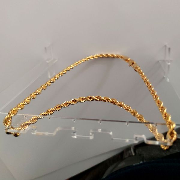 real 24k yellow gold gf diamond cut twisted solid new rope chain xp jewelry fancy original picture mens thick 6mm, Silver
real 24k yellow gold gf diamond cut twisted solid new rope chain xp jewelry fancy original picture mens thick 6mm, Silver