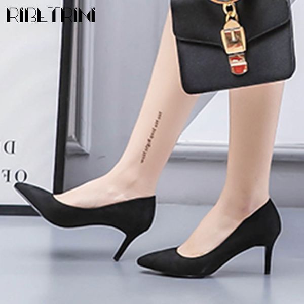 sandals classic ladies elegant shallow pointed toe footwear office solid women high thin heels ol pumps, Black
sandals classic ladies elegant shallow pointed toe footwear office solid women high thin heels ol pumps, Black