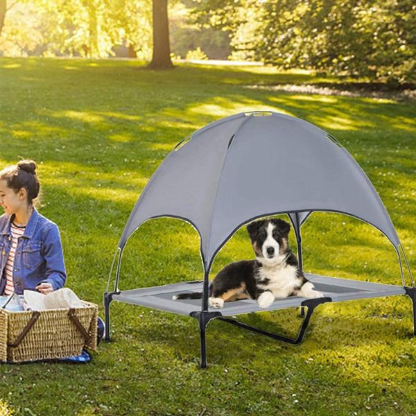 kennels & pens pet dog bed breathable portable cushion with sun canopy double-layer camp tent for dogs cats outdoor camping
kennels & pens pet dog bed breathable portable cushion with sun canopy double-layer camp tent for dogs cats outdoor camping
