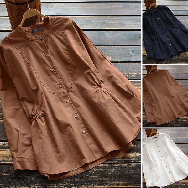 women's blouses & shirts blouses plus size vintage solid autumn blouse casual long sleeve female button down blusas tuni 41s6, White
women's blouses & shirts blouses plus size vintage solid autumn blouse casual long sleeve female button down blusas tuni 41s6, White
