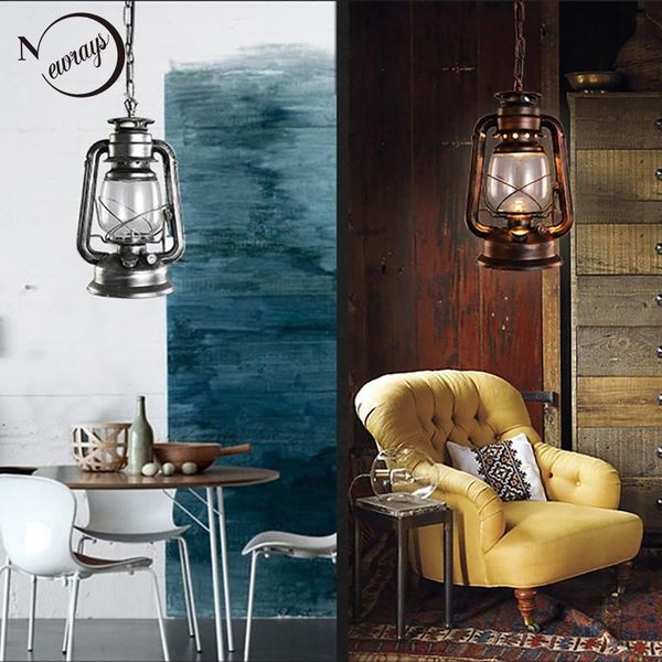 pendant lamps retro vintage lantern kerosene lamp e27 lights loft restaurant master bedroom dining/living room kitchen bar cafe
pendant lamps retro vintage lantern kerosene lamp e27 lights loft restaurant master bedroom dining/living room kitchen bar cafe