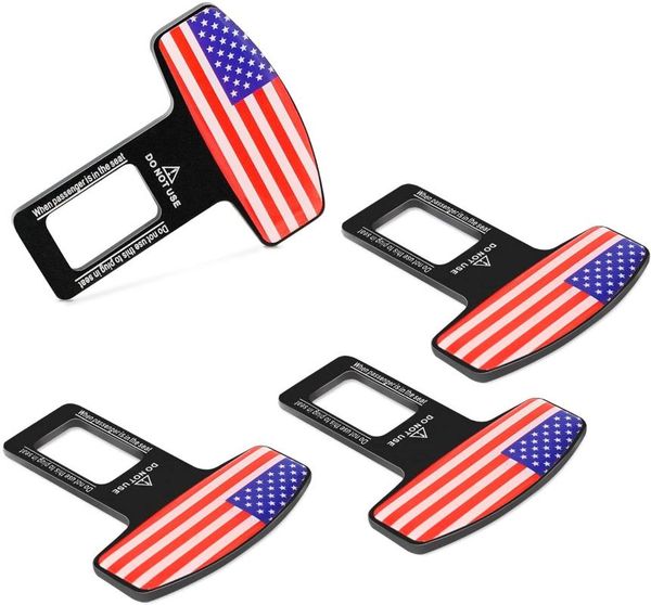 safety belts & accessories seat belt clip car alarm plug muffler metal buckle for all vehicles 4 piece american flag
safety belts & accessories seat belt clip car alarm plug muffler metal buckle for all vehicles 4 piece american flag