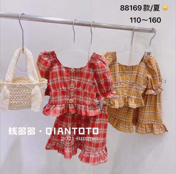 korea style girls 2 pcs set plaid shirt+skirt fashion summer suit 4-10t a944 clothing sets, White
korea style girls 2 pcs set plaid shirt+skirt fashion summer suit 4-10t a944 clothing sets, White