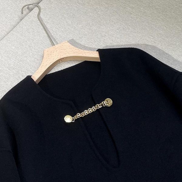 women's wool & blends changzhao c + autumn and winter 20% cashmere coat high count short loose double-sided, Black
women's wool & blends changzhao c + autumn and winter 20% cashmere coat high count short loose double-sided, Black