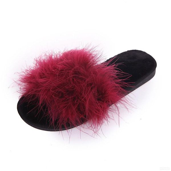 slippers fur fashion winter women indoor warm artificial plush home lady casual house shoes, Black
slippers fur fashion winter women indoor warm artificial plush home lady casual house shoes, Black