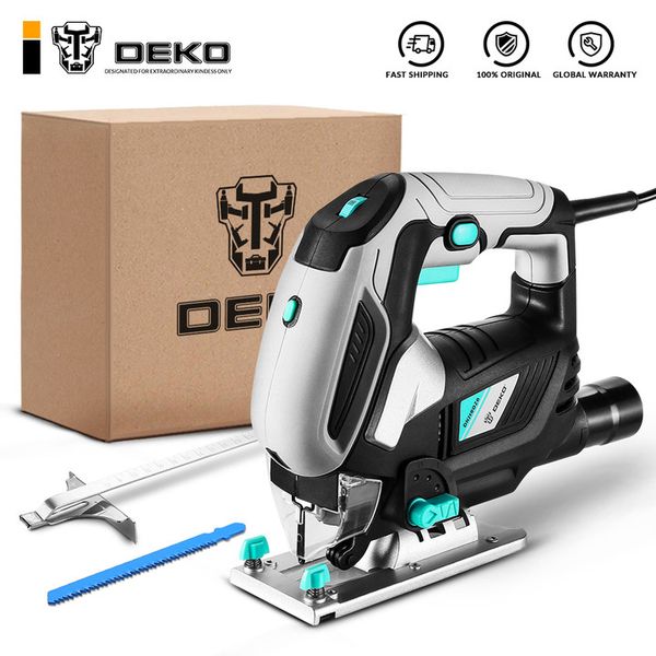 deko jig saw variable speed electric saw with 1 piece blades 2 carbon brushes 1 metal ruler 1 allen wrench jigsaw power tool
deko jig saw variable speed electric saw with 1 piece blades 2 carbon brushes 1 metal ruler 1 allen wrench jigsaw power tool