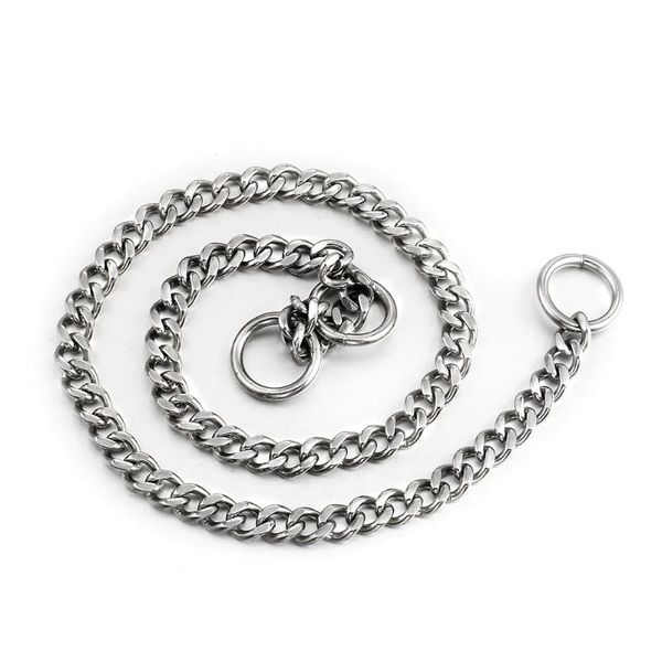 Pet Supplies 304Stainless Steel Chains Dog Training Choke Collar For Small Medium Large Dogs Chrome Plated Metal Accessories, Silver
Pet Supplies 304Stainless Steel Chains Dog Training Choke Collar For Small Medium Large Dogs Chrome Plated Metal Accessories, Silver