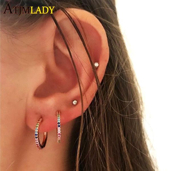 special offer trendy aros brincos stud micro pave cz circle earrings with mix rainbow rose earring girl women jewelry, Golden;silver
special offer trendy aros brincos stud micro pave cz circle earrings with mix rainbow rose earring girl women jewelry, Golden;silver