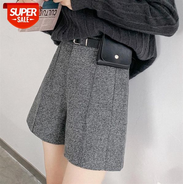 6946 oufan woolen shorts women with waist bag belt high slim casual #ko9z, Black;gray
6946 oufan woolen shorts women with waist bag belt high slim casual #ko9z, Black;gray