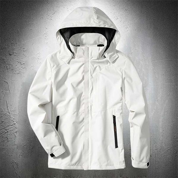 outdoor jacket men windbreaker solid color white waterproof 211217, Black;brown
outdoor jacket men windbreaker solid color white waterproof 211217, Black;brown