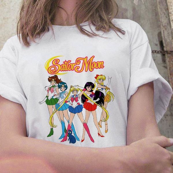 cute tee moon kawaii anime womens t shirts ullzang funny cartoon 90s korean style femme, White
cute tee moon kawaii anime womens t shirts ullzang funny cartoon 90s korean style femme, White