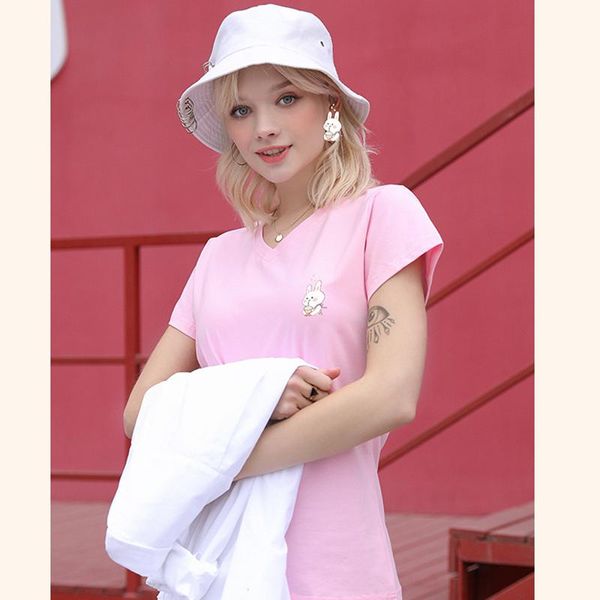 women's t-shirt t-shirts summer 2021 fashionable youth lovely girl cotton print tees plus size xs-2xl women kx6589, White
women's t-shirt t-shirts summer 2021 fashionable youth lovely girl cotton print tees plus size xs-2xl women kx6589, White
