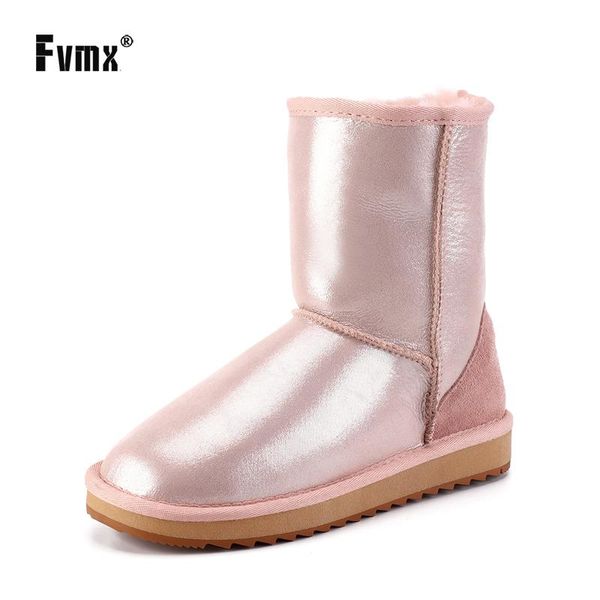 boots fvmx classic sheepskin leather wool fur lined women mid-calf winter woman basic snow shoes waterproof pearl color, Black
boots fvmx classic sheepskin leather wool fur lined women mid-calf winter woman basic snow shoes waterproof pearl color, Black