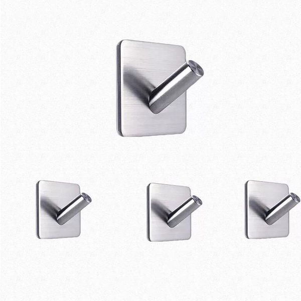 hangers & racks bathroom hooks for kitchen door wall hanger self adhesive robe towel hook 304 stainless steel
hangers & racks bathroom hooks for kitchen door wall hanger self adhesive robe towel hook 304 stainless steel
