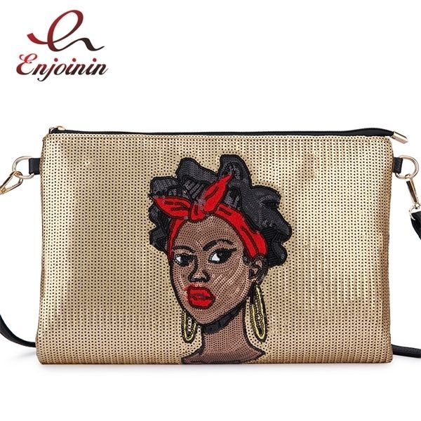 sequined african women pattern pu leather envelope clutch bag crossbody for wome shoulder purses and handbags trend c0601
sequined african women pattern pu leather envelope clutch bag crossbody for wome shoulder purses and handbags trend c0601