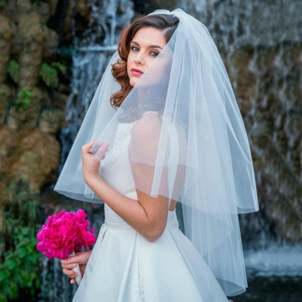 bridal veils fashion white veil short tulle bride handmade wedding party accessories 0.75 meter 2021 ivory with comb, Black
bridal veils fashion white veil short tulle bride handmade wedding party accessories 0.75 meter 2021 ivory with comb, Black