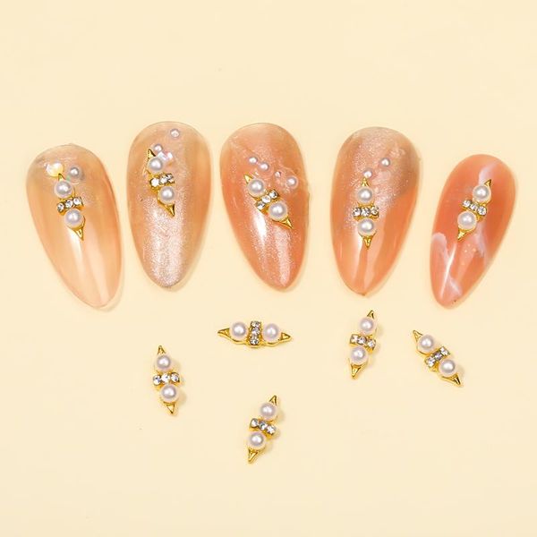 nail art decorations pearl alloy rhinestone crystal light luxury metal pendant fashion diy creative jewelry decoration accessories, Silver;gold
nail art decorations pearl alloy rhinestone crystal light luxury metal pendant fashion diy creative jewelry decoration accessories, Silver;gold