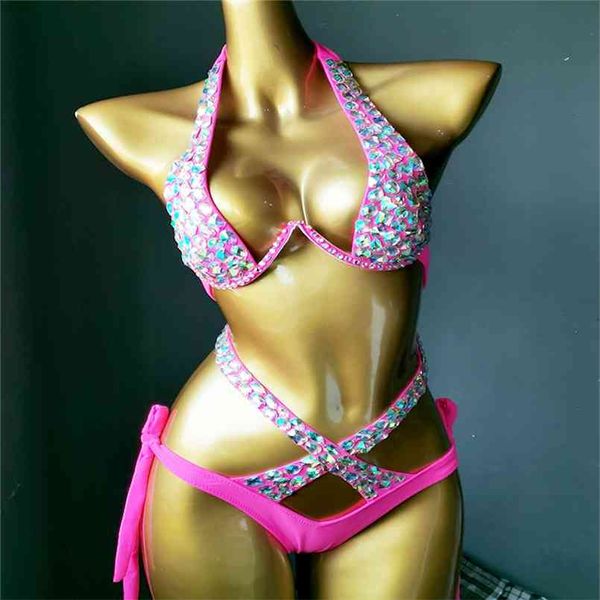 vacation crystal bikini set diamond swimwear bathing suit bling stones swimsuit beachwear 210722, White;black
vacation crystal bikini set diamond swimwear bathing suit bling stones swimsuit beachwear 210722, White;black