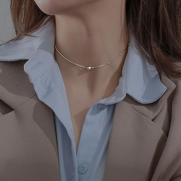 chokers 2021 korean fashion jewelry simple stainless steel silvery bead choker necklace gothic girl's clavicle chain for woman, Golden;silver
chokers 2021 korean fashion jewelry simple stainless steel silvery bead choker necklace gothic girl's clavicle chain for woman, Golden;silver
