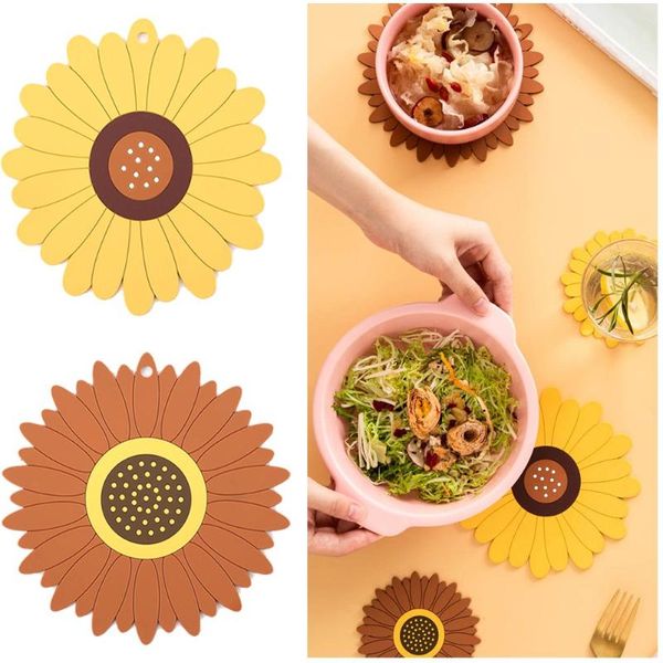 mats & pads 1pcs sunflowers shape silicone coffee table cup pad heat insulation placemat kitchen accessories
mats & pads 1pcs sunflowers shape silicone coffee table cup pad heat insulation placemat kitchen accessories