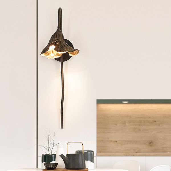 wall lamp zen art chinese brass wizened lotus led modern vintage designer living room bedroom aisle corridor study sconces
wall lamp zen art chinese brass wizened lotus led modern vintage designer living room bedroom aisle corridor study sconces