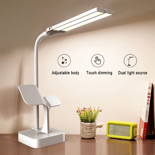 table lamps dual head super bright led desk with clip bendable eye protection touch dimming light phone holder wohv
table lamps dual head super bright led desk with clip bendable eye protection touch dimming light phone holder wohv