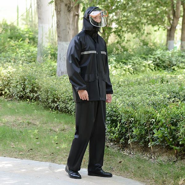 rain wear thick pants suit raincoat adults zipper waterproof cycling motorcycle capa chuva motociclista clothes dl60y
rain wear thick pants suit raincoat adults zipper waterproof cycling motorcycle capa chuva motociclista clothes dl60y