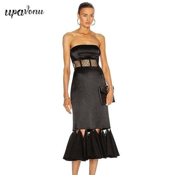 summer women mermaid bandage dress wrapped chest sleeveless halter bodycon elegant club party 210524, Black;gray
summer women mermaid bandage dress wrapped chest sleeveless halter bodycon elegant club party 210524, Black;gray