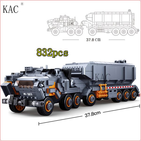 KAC Wandering Earth transport truck carrier vehicle car sets model building blocks city technical Christmas birthday Gifts
KAC Wandering Earth transport truck carrier vehicle car sets model building blocks city technical Christmas birthday Gifts
