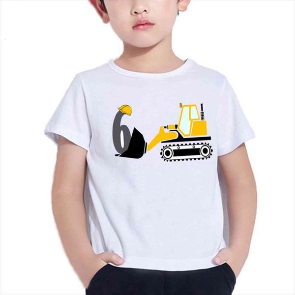 boys happy birthday bulldozer number 1 8 print t shirt baby summer kids cartoon present cute clothes, Blue
boys happy birthday bulldozer number 1 8 print t shirt baby summer kids cartoon present cute clothes, Blue