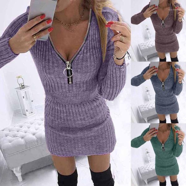 casual dresses fashion knitted sweater short dress bandage zipper v-neck bodycon women evening party vestido de fest, Black;gray
casual dresses fashion knitted sweater short dress bandage zipper v-neck bodycon women evening party vestido de fest, Black;gray