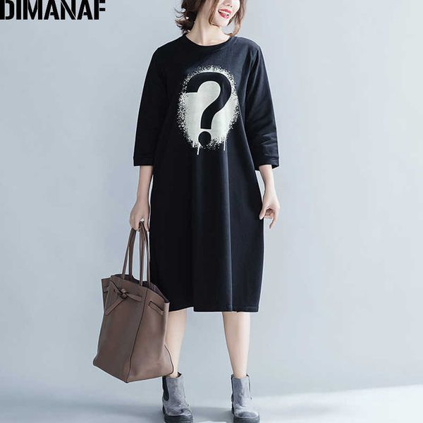 plus size autumn women dresses lady casual vestidos cotton thicken print female clothing loose basic black dress 210531, Black;gray
plus size autumn women dresses lady casual vestidos cotton thicken print female clothing loose basic black dress 210531, Black;gray