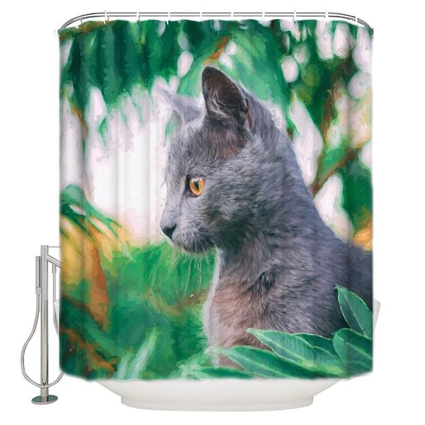shower curtains cat green leaf oil painting curtain waterproof polyester bath
shower curtains cat green leaf oil painting curtain waterproof polyester bath